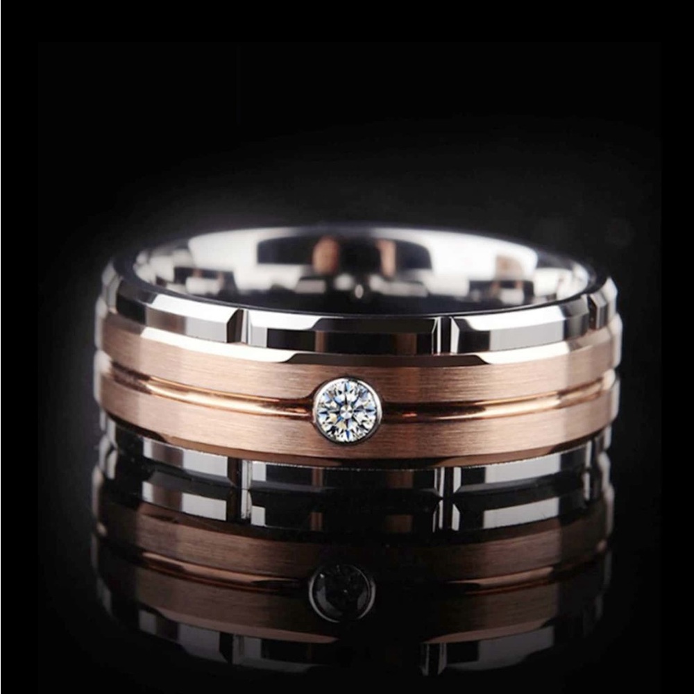Sophisticated And Stylish Titanium Steel Ring Designed For Men